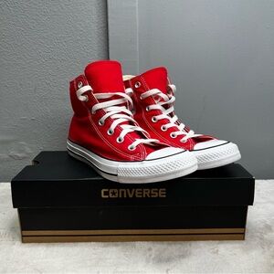 Converse All Star High Top Red Women's 8 Men's 6 Unisex With Box Included